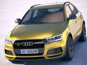 Audi Q3 2018 S-line 3D Model