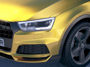 Audi Q3 2018 S-line 3D Model