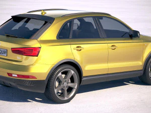 Audi Q3 2018 S-line 3D Model