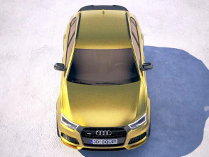 Audi Q3 2018 S-line 3D Model