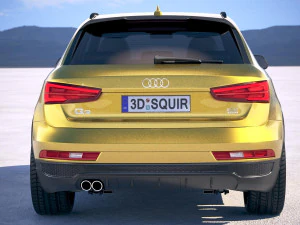 Audi Q3 2018 S-line 3D Model