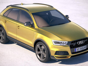 Audi Q3 2018 S-line 3D मॉडल