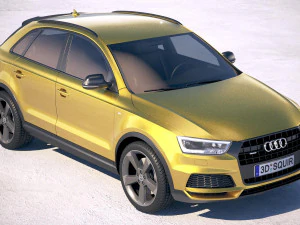 Audi Q3 2018 S-line 3D Model