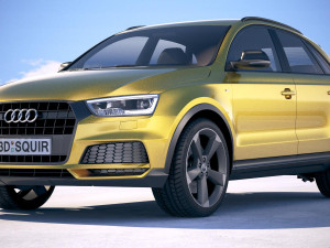 Audi Q3 2018 S-line 3D मॉडल