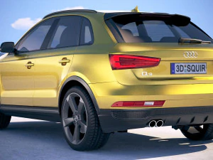 Audi Q3 2018 S-line 3D Model