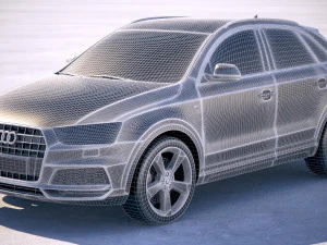 Audi Q3 2018 S-line 3D Model