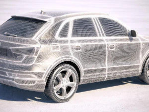 Audi Q3 2018 S-line 3D Model