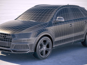 Audi Q3 2018 S-line 3D मॉडल