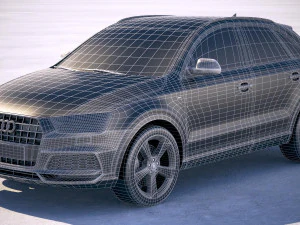 Audi Q3 2018 S-line 3D Model