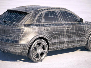 Audi Q3 2018 S-line 3D Model