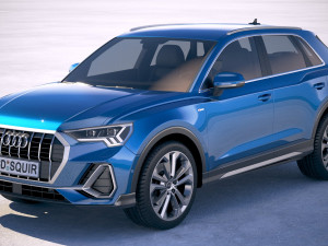 Audi Q3 S-line 2019 3Dモデル