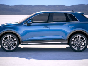 Audi Q3 S-line 2019 Model 3D