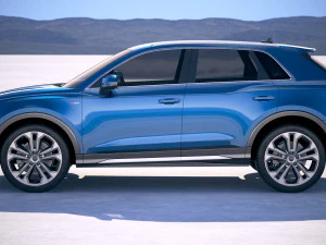 Audi Q3 S-line 2019 3D Model