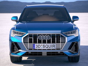 Audi Q3 S-line 2019 Model 3D