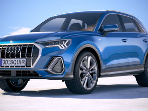 Audi Q3 S-line 2019 Model 3D