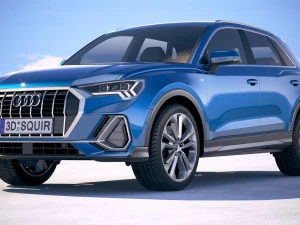 Audi Q3 S-line 2019 3D Model