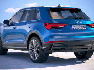 Audi Q3 S-line 2019 Model 3D