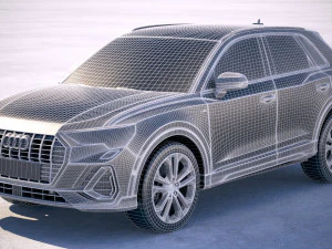 Audi Q3 S-line 2019 3D Model