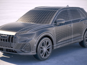 Audi Q3 S-line 2019 Model 3D