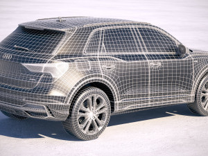 Audi Q3 S-line 2019 Model 3D