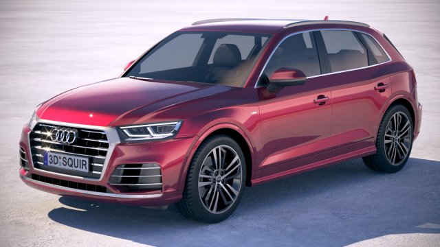 Audi Q5L 2019 3D Model .c4d .max .obj .3ds .fbx .stl .blend 