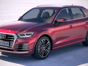 Audi Q5L 2019 3D मॉडल