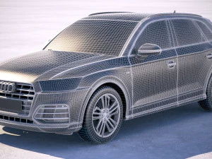 Audi Q5L 2019 3D Model