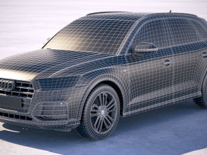 Audi Q5L 2019 3D Model