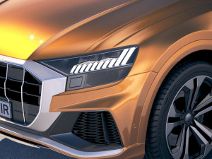 Audi Q8 2019 3D Model