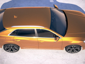 Audi Q8 2019 3D Model