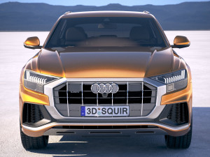 Audi Q8 2019 3D Model