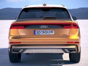 Audi Q8 2019 3D Model