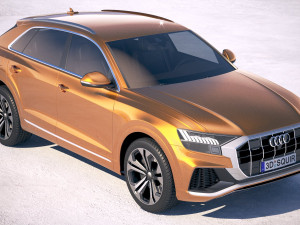 Audi Q8 2019 3D Model