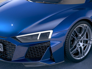 Audi R8 2019 3D मॉडल