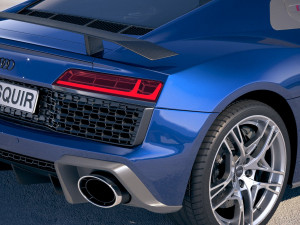 Audi R8 2019 3D मॉडल