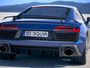 Audi R8 2019 3D मॉडल