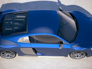Audi R8 2019 3D मॉडल