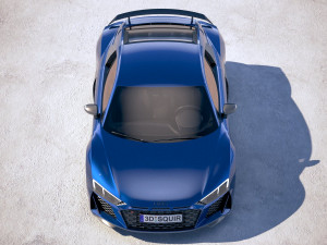 Audi R8 2019 3D मॉडल