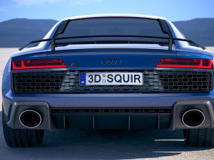 Audi R8 2019 3D मॉडल
