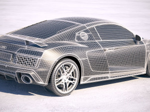 Audi R8 2019 3D मॉडल