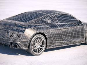 Audi R8 2019 3D मॉडल