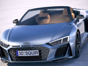 Audi R8 Spyder 2019 Modello 3D