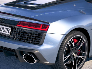 Audi R8 Spyder 2019 Modello 3D