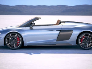 Audi R8 Spyder 2019 3D Model