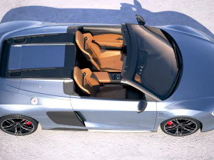 Audi R8 Spyder 2019 3D Model