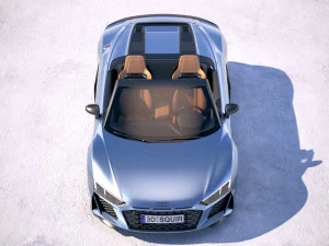 Audi R8 Spyder 2019 3D Model