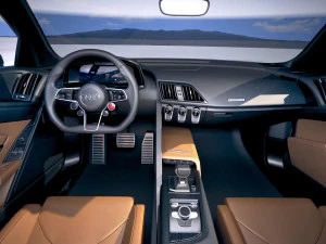 Audi R8 Spyder 2019 3D Model