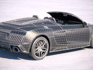 Audi R8 Spyder 2019 Modello 3D