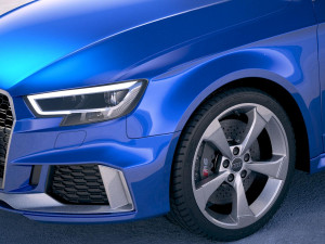 Audi RS3 Sportback 2018 Modelo 3D