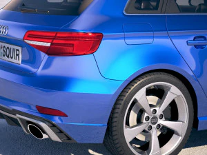 Audi RS3 Sportback 2018 3D Model